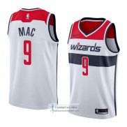 Camiseta Washington Wizards Sheldon Mac Association 2018 Blanco