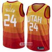 Camisetason Utah Jazz Allen Ciudad 2018 Amarillo