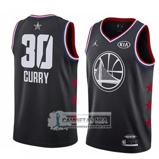 Camiseta All Star 2019 Golden State Warriors Stephen Curry Negro