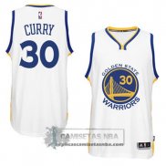 Camiseta Autentico Warriors Curry Blanco