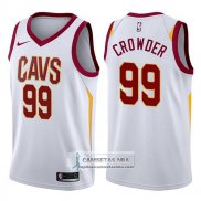 Camiseta Cavaliers Jae Crowder Swingman Association 2017-18 Blan