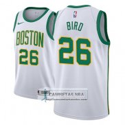 Camiseta Celtics Jabari Bird Ciudad 2018-19 Blanco
