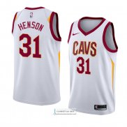 Camiseta Cleveland Cavaliers John Henson Association 2018 Blanco