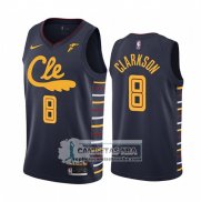 Camiseta Cleveland Cavaliers Jordan Clarkson Ciudad Azul