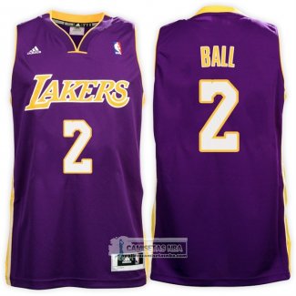 Camiseta Lakers Ball Violeta