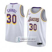 Camiseta Lakers Jeffrey Carroll Association 2018 Blanco