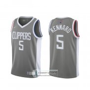 Camiseta Los Angeles Clippers Luke Kennard Earned 2020-21 Gris