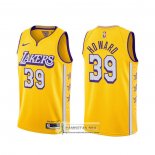 Camiseta Los Angeles Lakers Dwight Howard Ciudad 2019-20 Amarillo