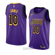 Camiseta Los Angeles Lakers Jemerrio Jones Ciudad 2018-19 Violet