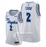 Camiseta Los Angeles Lakers Quinn Cook Classic Edition Blanco