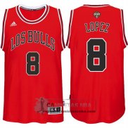 Camiseta Los Bulls Lopez Rojo