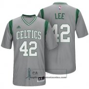 Camiseta Manga Corta Celtics Lee Gris