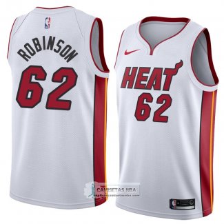 Camiseta Miami Heat Duncan Robinson Association 2018 Blanco