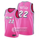 Camiseta Miami Heat Jimmy Butler Earned 2019 Rosa