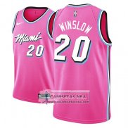 Camiseta Miami Heat Justise Winslow Earned 2018-19