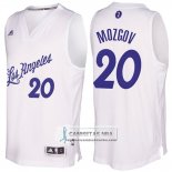 Camiseta Navidad Lakers Timofey Mozgov 2016 Blanco