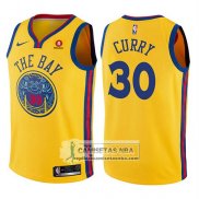 Camiseta Nino Warriors Stephen Curry Ciudad Amarillo