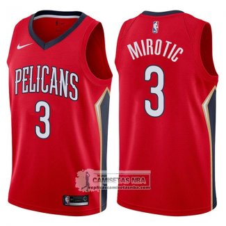Camiseta Pelicans Nikola Mirotic Statement 2017-18 Rojo