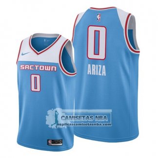 Camiseta Sacramento Kings Trevor Ariza Ciudad Azul