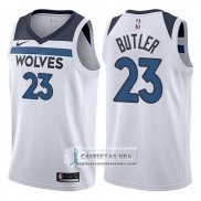 Camiseta Timberwolves Jimmy Butler 2017-18 Blanco