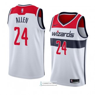 Camiseta Washington Wizards Lavoy Allen Association 2018 Blanco