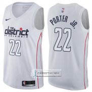 Camiseta Wizards Otto Porter Jr. Ciudad 2017-18 Blanco