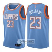 Camiseta Clippers Lou Williams Ciudad 2017-18 Azul