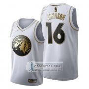 Camiseta Golden Edition Minnesota Timberwolves James Johnson 2019-20 Blanco
