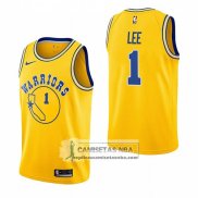 Camiseta Golden State Warriors Damion Lee Hardwood Classic 2018-