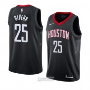 Camiseta Houston Rockets Austin Rivers Statement 2018 Negro
