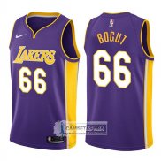 Camiseta Lakers Andrew Bogut Statement 2017-18 Violeta