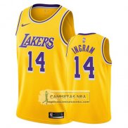 Camiseta Lakers Brandon Ingram Icon 2018 Amarillo