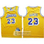 Camiseta Lakers Lebron James Amarillo