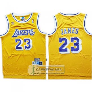 Camiseta Lakers Lebron James Amarillo