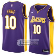 Camiseta Lakers Tyler Ennis Statement 2018 Violeta