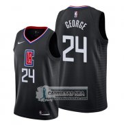 Camiseta Los Angeles Clippers Paul George Statement 2019-20 Negro
