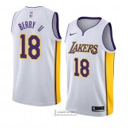 Camiseta Los Angeles Lakers Joel Berry Ii Association 2017-18 Bl
