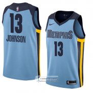 Camiseta Memphis Grizzlies Brice Johnson Statement 2018 Azul