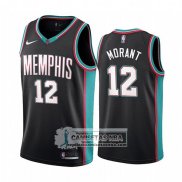 Camiseta Memphis Grizzlies Ja Morant 20th Classic Negro
