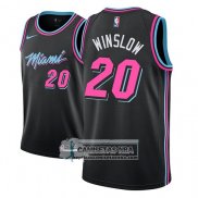 Camiseta Miami Heat Justise Winslow Ciudad 2018-19