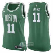 Camiseta Mujer Celtics Kyrie Irving Icon 2017-18 Verde