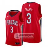 Camiseta New Orleans Pelicans Josh Hart Statement Rojo