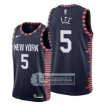 Camiseta New York Knicks Courtney Lee Ciudad Edition Azul
