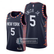 Camiseta New York Knicks Dennis Smith Jr. Ciudad 2019 Azul