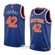 Camiseta New York Knicks Lance Thomas Icon 2018 Azul