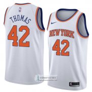 Camiseta New York Knicks Lance Thomas Statement 2018 Blanco