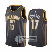 Camiseta Oklahoma City Thunder Dennis Schroder Ciudad Negro