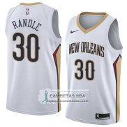 Camiseta Pelicans Julius Randle Association 2018 Blanco