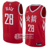 Camiseta Rockets Tarik Black Ciudad 2018 Rojo
