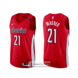 Camiseta Washington Wizards Moritz Wagner Earned Rojo